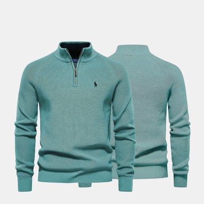 RL Men's Zip Neck Sweater (Clearance)