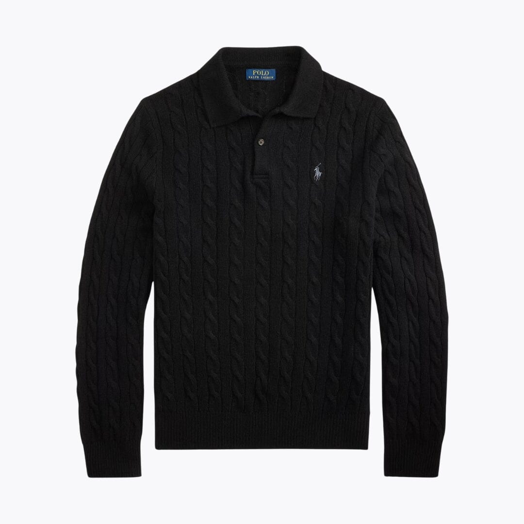 RL Wool–Cashmere Cable-Knit Jumper